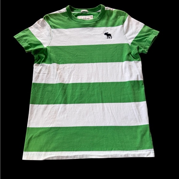 Abercrombie & Fitch Striped Muscle Fit T Shirt Size XL - Picture 1 of 4